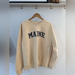 Vintage Maine crewneck sweater